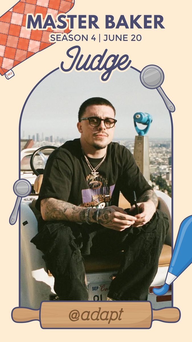 New day new judges. 
<a href="/StableRonaldo/">FaZe Ronaldo</a> 
<a href="/FaZeAdapt/">FaZe Adapt</a> 

Live in 1 hour 💃

Master Baker Day 2