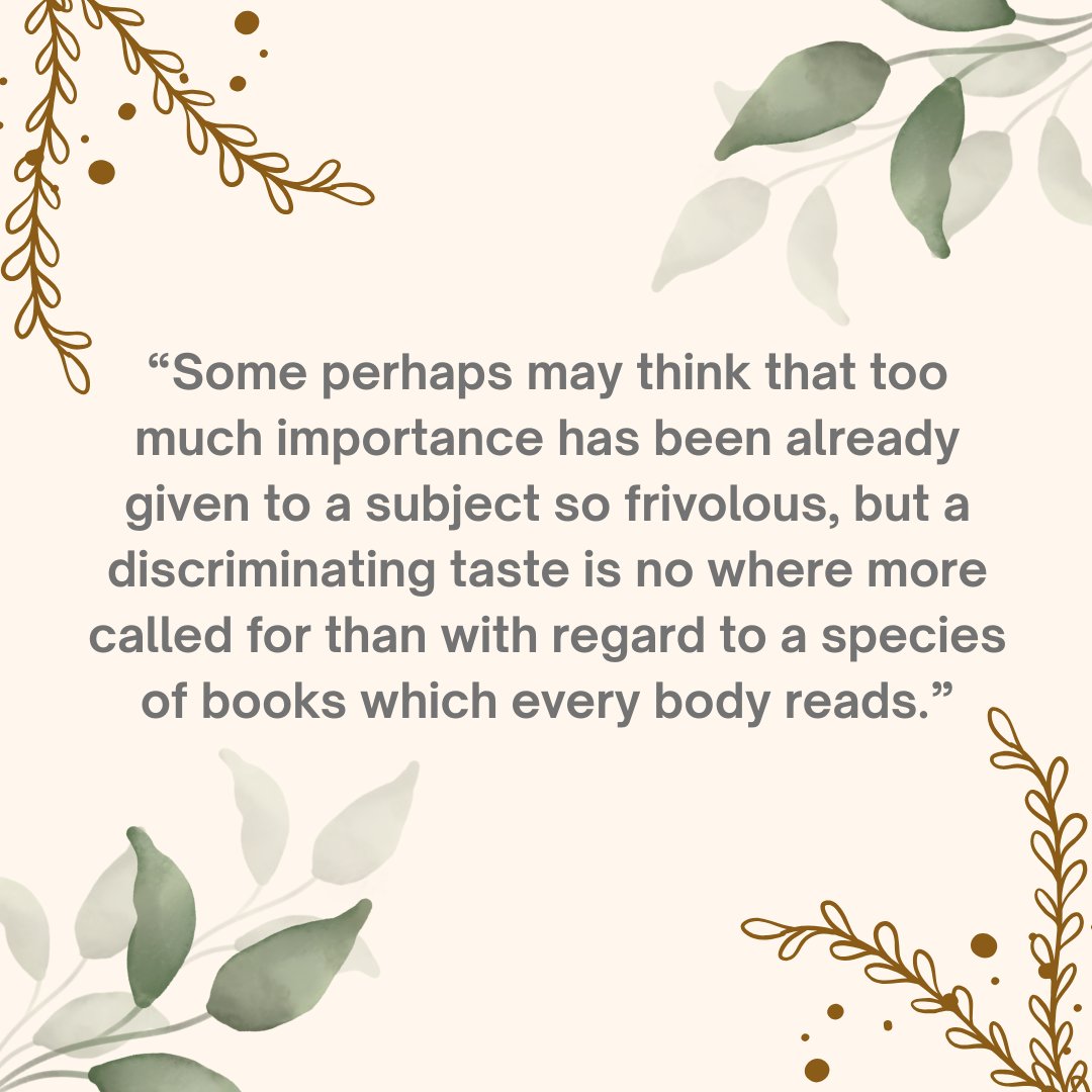 #OTD in 1743 Anna Laetitia Barbauld was born. She was a renowned poet, children's author, shrewd editor, and an insightful essayist. Here are some of my very favourite quotes from 'On the Origins and Progress of Novel-Writing' a preface to the British Novelists (1810).