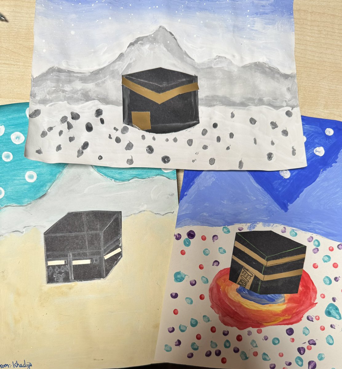 Thank you to the mum volunteers who
came in to deliver #Hajj workshops to the children today. #LearningTogether