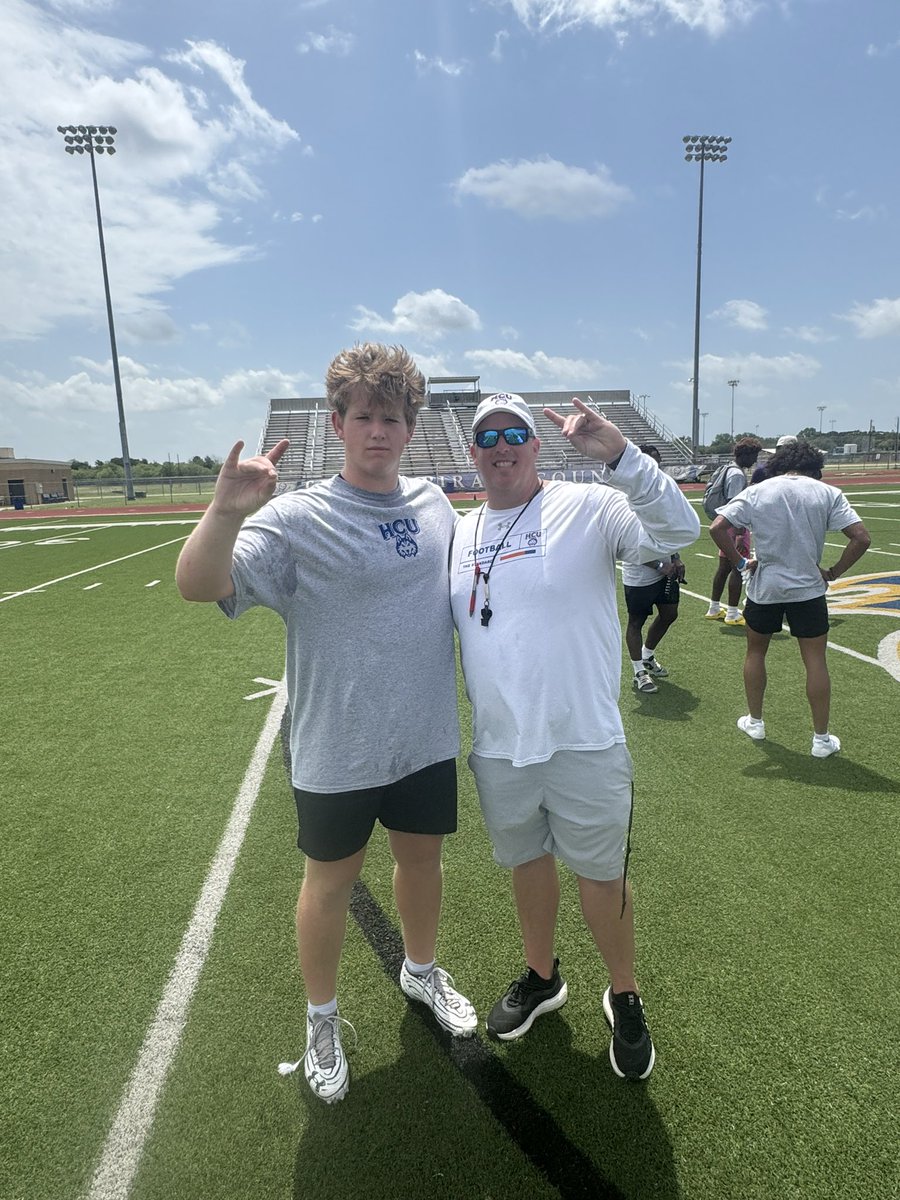 Evan Lazott (@evanlazott) on Twitter photo Had a great time this past Wednesday getting work in at the HCU camp in Waco, learned some new techniques and overall football skills- building the foundation for this upcoming season- grateful for the experience! <a href="/M__McMillan/">Coach McMillan</a>, <a href="/HCUFootball/">HCU Football</a> Had a great time this past Wednesday getting work in at the HCU camp in Waco, learned some new techniques and overall football skills- building the foundation for this upcoming season- grateful for the experience! <a href="/M__McMillan/">Coach McMillan</a>, <a href="/HCUFootball/">HCU Football</a>