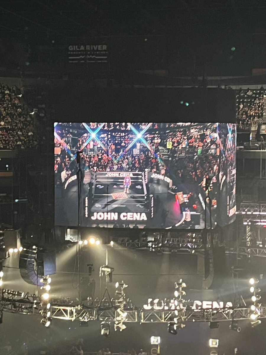 heidispra's tweet image. My brother and I got to see @JohnCena last show in Phoenix for RAW a few weeks back! #WWERaw #JohnCena #JeyUso #CMPunk #rawonnetflix