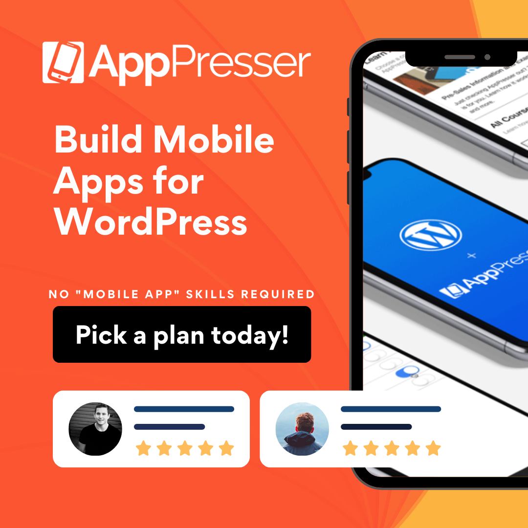 Build your first mobile app—no experience needed! With AppPresser, you get all the tools to create a custom app for #iOS and #Android—no coding required.

Perfect for businesses, creators, and agencies ready to go mobile. 🚀👉Pick a plan to get started: apppresser.com/pricing/