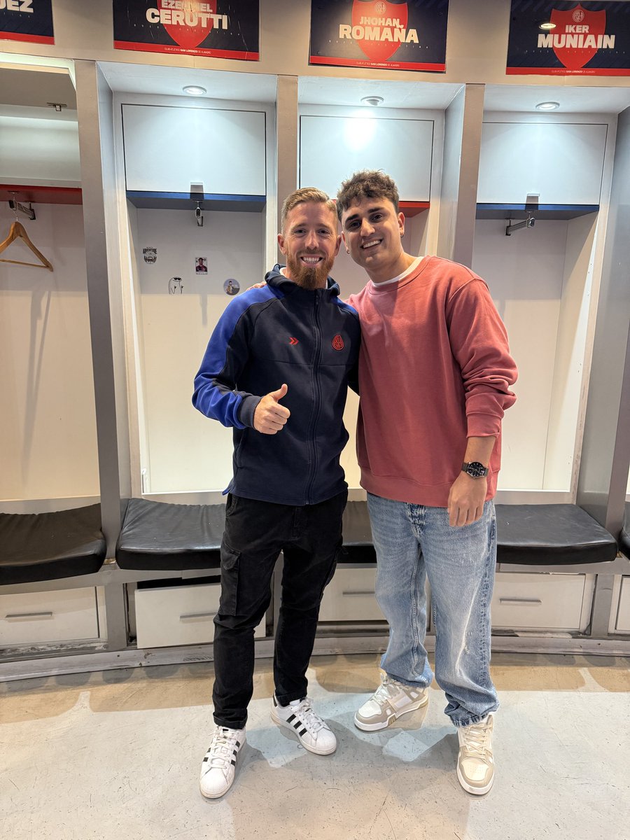 No puedo describir con palabras lo que aportaste en mi vida y en el día a día del club. Guardaré en lo más profundo cada momento. Ya te extraño, chaval!