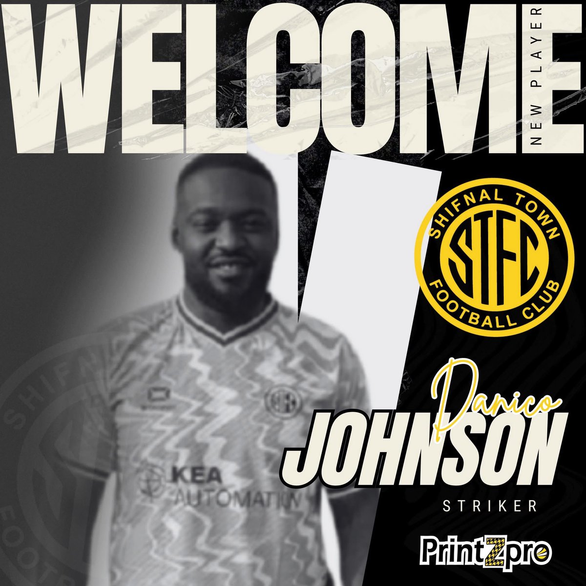🔥 NEW SIGNING 🔥
We’re delighted to welcome Danico Johnson to Shifnal Town!

The proven striker joins us with an impressive record — previously at Rugby Town, Redditch, and Nuneaton, where he finished as top scorer with 20 goals, helping Nuneaton secure promotion last season.