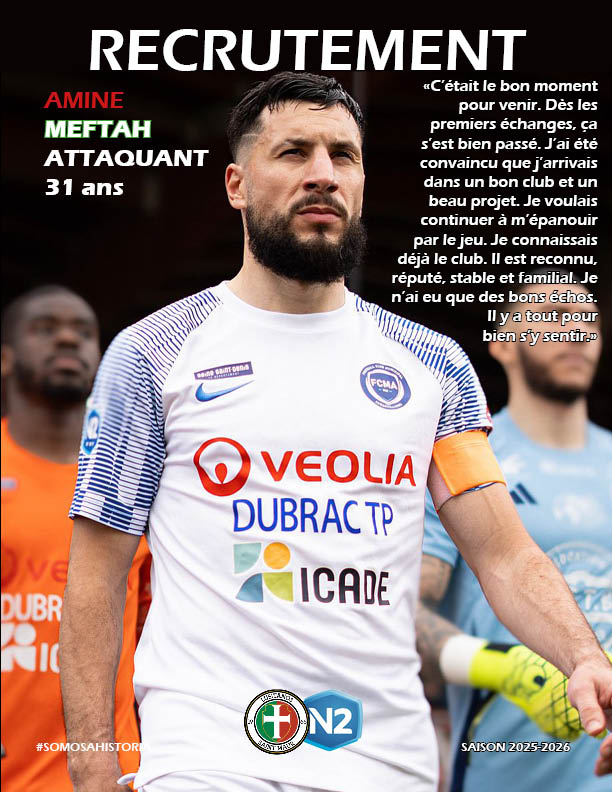 Une nouvelle recrue avant le week-end ? Amine Meftah est un nouveau joueur de Saint-Maur !💚❤️
#SempreLusitanos #National2 #N2 #SomosAHistoria #FFF