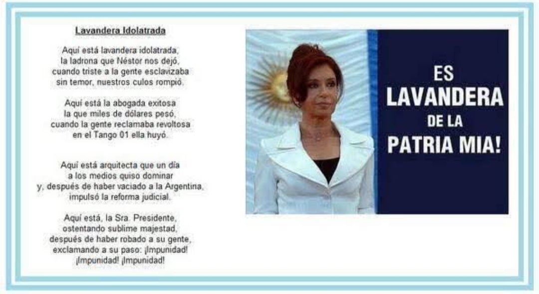 Feliz Día a LaVandera CFK