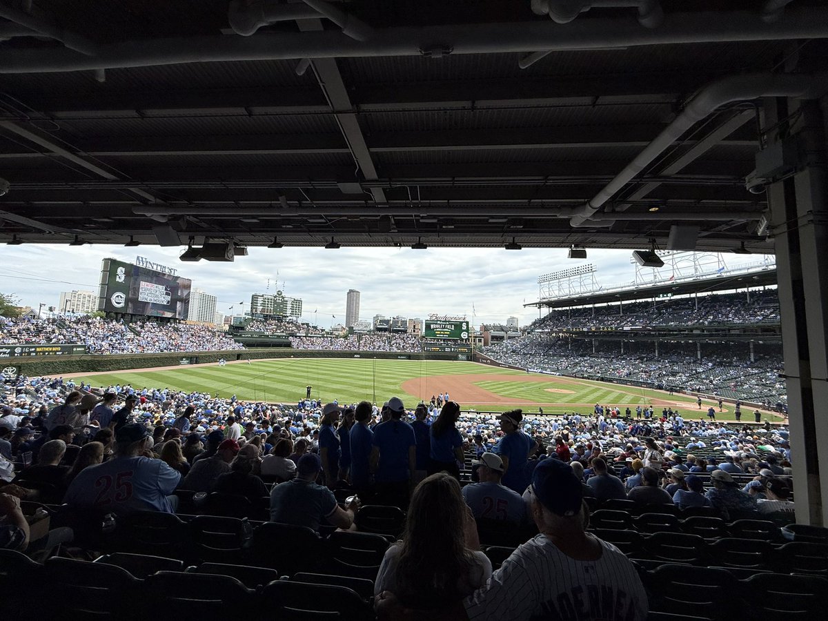 First time at Wrigley Field!