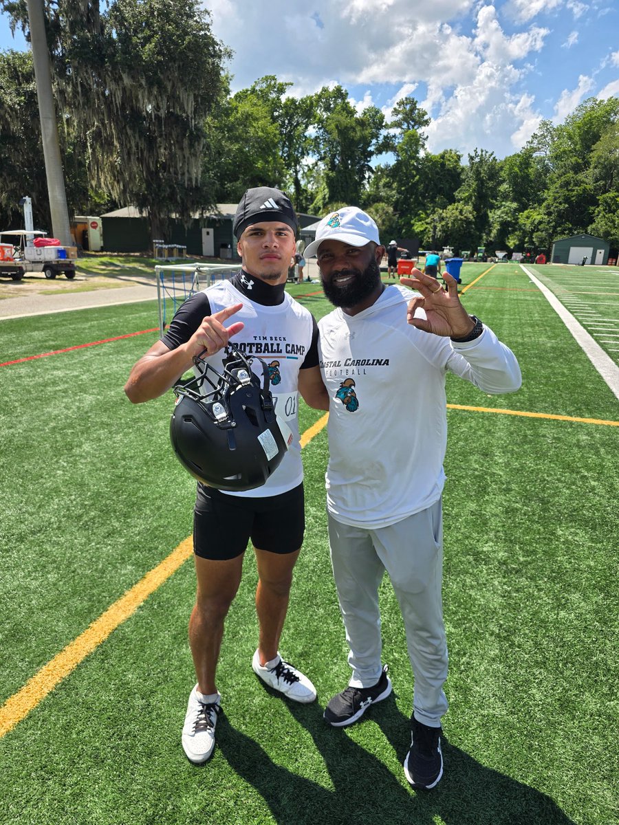 Ayden Gonzalez (@aydeng_27) on Twitter photo After a great camp I am beyond blessed to receive my first offer from <a href="/CoastalFootball/">Coastal Football</a> !! #ChantsUp <a href="/TyronCarrier/">Tyron Carrier</a> <a href="/Coachtimbeck/">Tim Beck</a> <a href="/ScottAligo/">๐ฆ๐๐ข๐ง๐ง ๐๐๐๐๐ข</a> <a href="/KyleWSteinhoff/">Kyle Steinhoff</a> <a href="/BallAtTheBeach/">Coastal Football Recruiting</a> <a href="/CoachRodeBV/">Richie Rode</a> <a href="/CoachCrouthamel/">Coach Craig Crouthamel</a> <a href="/TomLoy247/">Tom Loy</a> <a href="/JohnGarcia_Jr/">John Garcia, Jr.</a> <a href="/247recruiting/">247Sports Recruiting</a> <a href="/adamgorney/">Adam Gorney</a> <a href="/H2_Recruiting/">Hasani (H2) | Football Recruiting</a> After a great camp I am beyond blessed to receive my first offer from <a href="/CoastalFootball/">Coastal Football</a> !! #ChantsUp <a href="/TyronCarrier/">Tyron Carrier</a> <a href="/Coachtimbeck/">Tim Beck</a> <a href="/ScottAligo/">๐ฆ๐๐ข๐ง๐ง ๐๐๐๐๐ข</a> <a href="/KyleWSteinhoff/">Kyle Steinhoff</a> <a href="/BallAtTheBeach/">Coastal Football Recruiting</a> <a href="/CoachRodeBV/">Richie Rode</a> <a href="/CoachCrouthamel/">Coach Craig Crouthamel</a> <a href="/TomLoy247/">Tom Loy</a> <a href="/JohnGarcia_Jr/">John Garcia, Jr.</a> <a href="/247recruiting/">247Sports Recruiting</a> <a href="/adamgorney/">Adam Gorney</a> <a href="/H2_Recruiting/">Hasani (H2) | Football Recruiting</a>