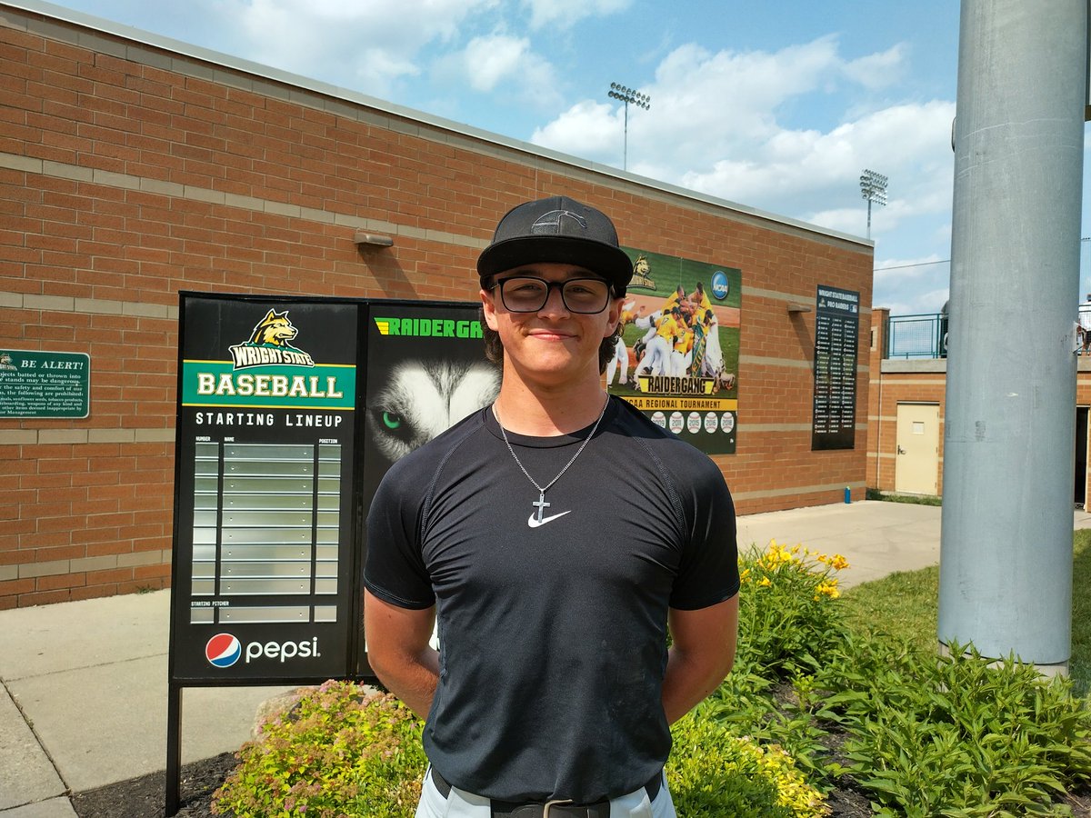 I had a great time last week on the @WSURaiderGang field, at the CCSC, showing my skills and meeting coaches from various colleges.

Highlights (Rank):
⚫ 2027
⚫ C-Pop: 1.83 (1/26)
⚫ C-V: 77mph (3/26)
⚫ My Full Event Profile: tinyurl.com/mwd6d9pn

<a href="/Ryzer/">Ryzer</a> <a href="/LEHawksBaseball/">Lakota East Baseball</a>