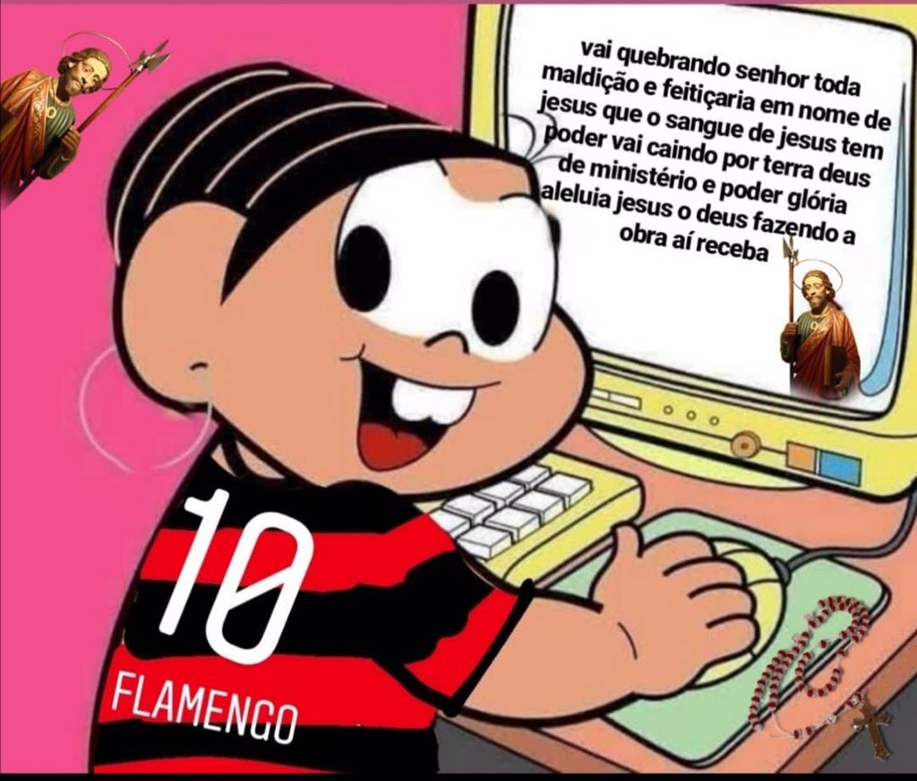 juststarmar's tweet photo. quebra senhor toda maldição que tenha sido jogada no meu time amém  #FLAxCHE https://t.co/je0Uaznf8m