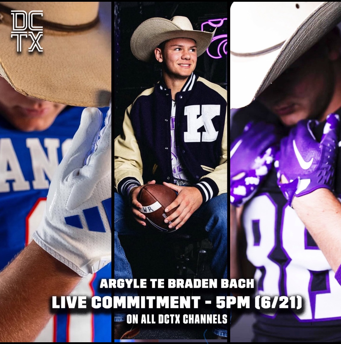 Braden Bach 3⭐ (@bradenbach2026) on Twitter photo Just so thankful. Commitment Day — TOMORROW. MARTY B’s in LANTANA TX. 5PM. LIVE on DCTF channels. <a href="/dctf/">Dave Campbell's — TexasFootball.com</a> <a href="/argylegridiron/">Argyle Football</a> <a href="/ArgyleSports/">Argyle Eagles Booster Club</a> <a href="/Rivals/">Rivals</a> @247sports <a href="/On3sports/">On3</a> <a href="/RallyPreps/">RallyPreps</a> Just so thankful. Commitment Day — TOMORROW. MARTY B’s in LANTANA TX. 5PM. LIVE on DCTF channels. <a href="/dctf/">Dave Campbell's — TexasFootball.com</a> <a href="/argylegridiron/">Argyle Football</a> <a href="/ArgyleSports/">Argyle Eagles Booster Club</a> <a href="/Rivals/">Rivals</a> @247sports <a href="/On3sports/">On3</a> <a href="/RallyPreps/">RallyPreps</a>