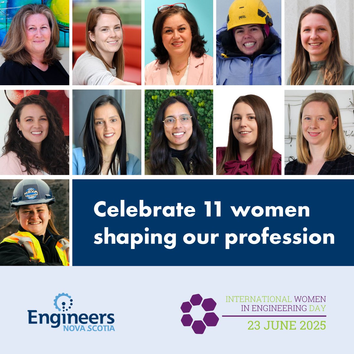 EngineersNS's tweet image. Each year on June 23, Engineers Nova Scotia celebrates International Women in Engineering Day — honouring the achievements of women in engineering. This year, we spotlight 11 women who reflect innovation, leadership, and pride. Here’s what they taught us: issuu.com/engineersns/do…