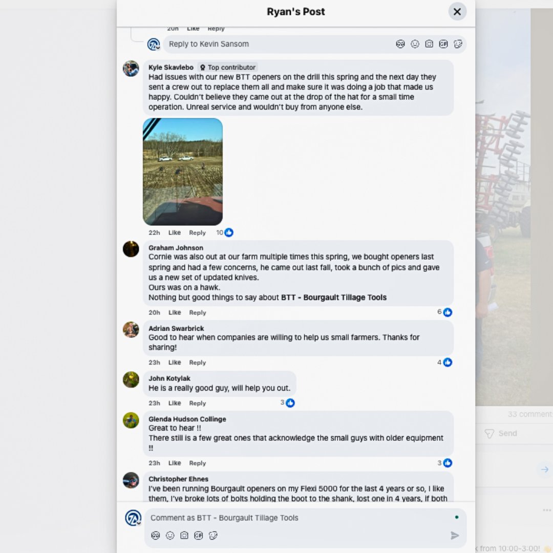 A big thank you for the thoughtful review — and to everyone who shares their feedback with us! 🙌

Our territory reps go the extra mile to support growers in the field, whether it's answering questions, troubleshooting issues, or providing hands-on solutions. When you reach out,