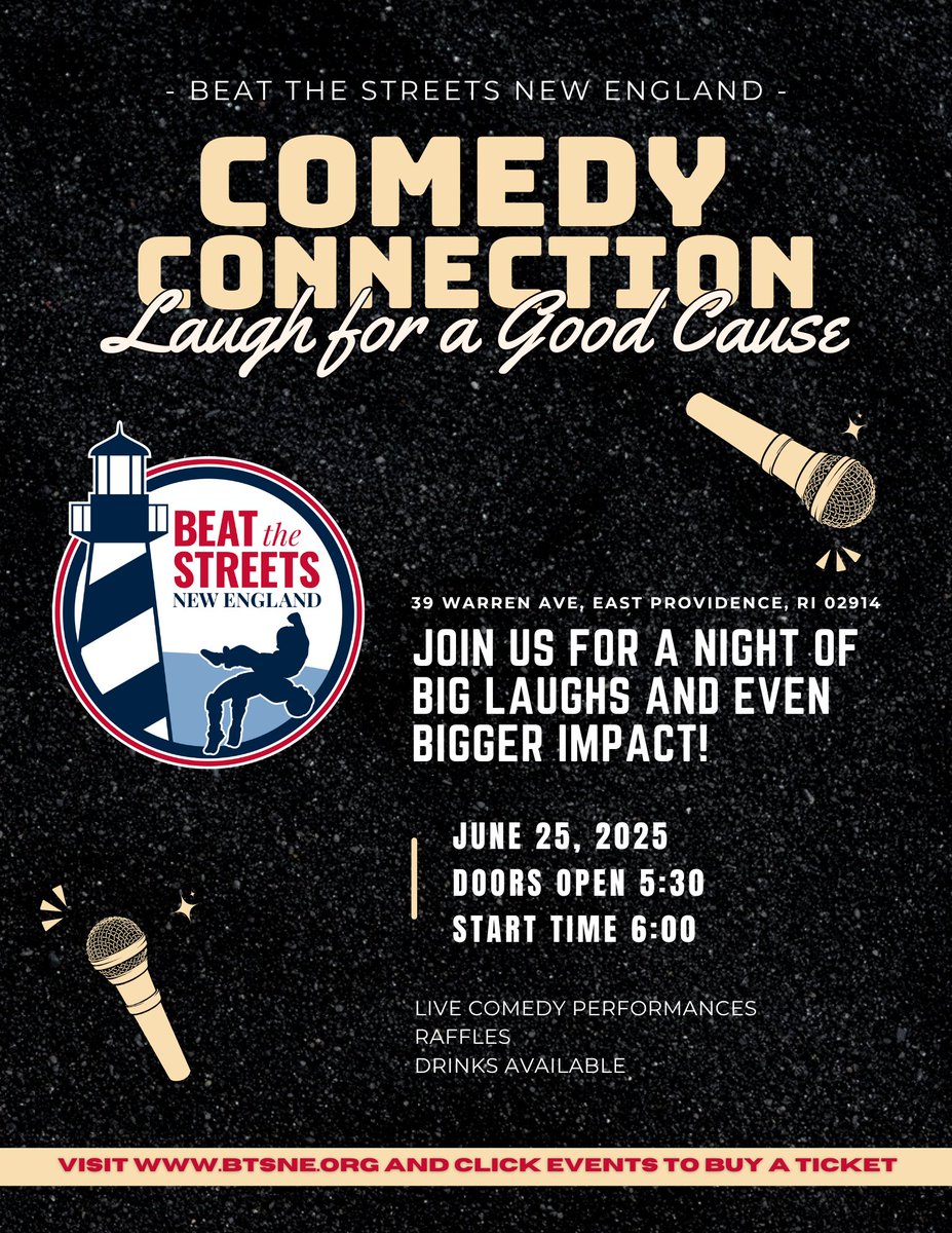We're less than a week away from our Comedy Fundraiser at Comedy Connection in Providence. Come and laugh for a good cause with live comedy performances, raffle items, food and drinks as we support our student-athletes! 

Click the link in the bio for your ticket today!
