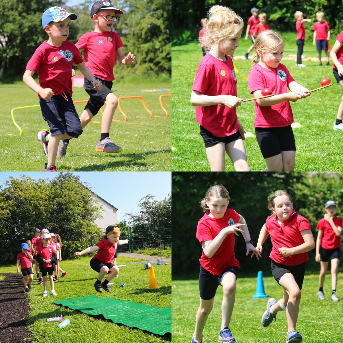 Sports Day Fun! We were so proud to see the children supporting each other and giving their all with such joy and determination. Thank you to everyone who came to cheer the children on! 🌟