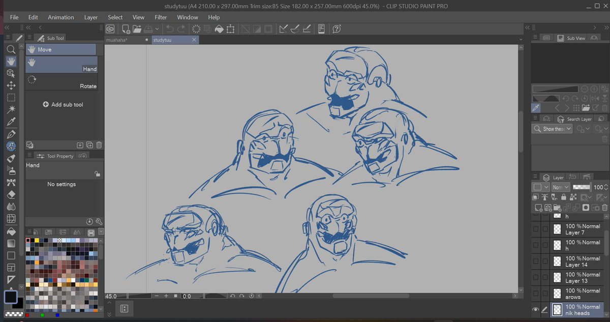 HawthornBirdy's tweet photo. The many faces of Nickolas-22 !
I love drawing exos they can be so silly !
@Nikolas22DFP #Destiny2 #destinyart #characterart #expressions #sketch #digitalart #oc #originalcharacter #destinyexo #titan https://t.co/yBQfbQGkjO