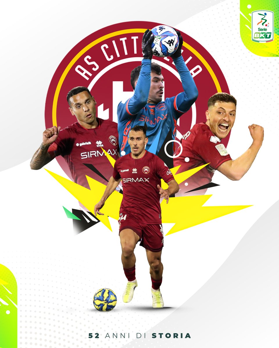 Lega B (@lega_b) on Twitter photo 5๏ธโฃ2๏ธโฃ years of history
Happy Birthday <a href="/ascittadella73/">A.S. Cittadella</a> ๐
#SerieBKT #LaBChannel 5๏ธโฃ2๏ธโฃ years of history
Happy Birthday <a href="/ascittadella73/">A.S. Cittadella</a> ๐
#SerieBKT #LaBChannel