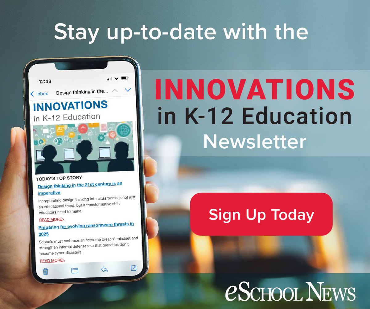 Want to stay up-to-date with the latest edtech tools, trends, and best practices for classroom, school, and district success? Join our daily Innovations in K-12 Education Newsletter 🔗 hubs.li/Q03sSsJ90

New content daily Monday-Friday.
