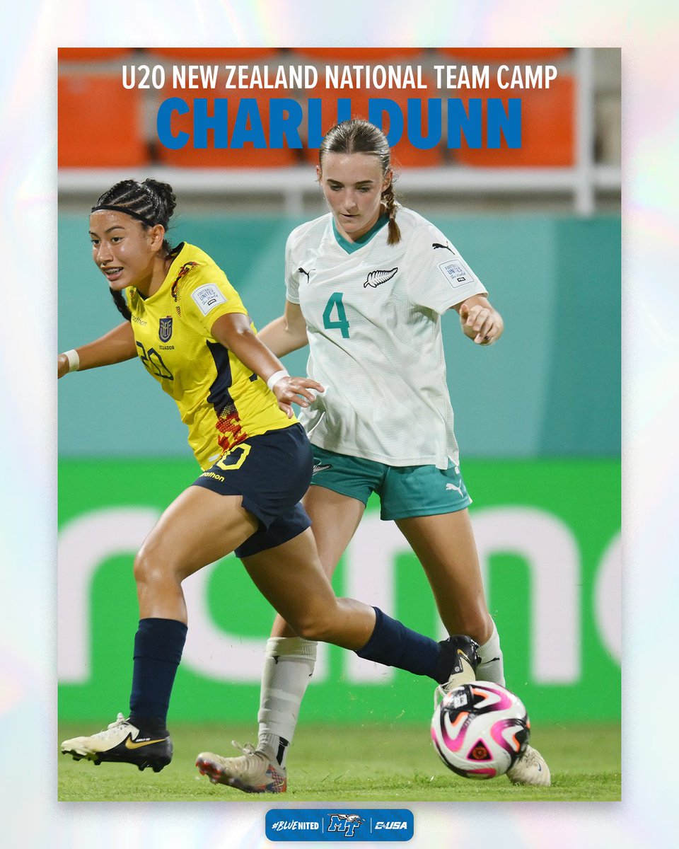 Good luck to incoming freshman Charli Dunn as she attends the U20 New Zealand National Team camp in preparation for the OFC World Cup qualifiers 👏