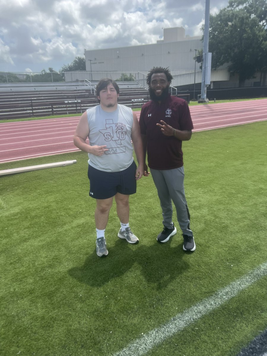 Brandon Gonzales (@brandonnatxx) on Twitter photo Had another great day at camp thank you <a href="/TSUFootball/">Texas Southern Football</a> for having me i had an amazing time. Great way to end off the week!
<a href="/CoachRich72/">Coach Richard "Rich" Dorceus</a> <a href="/CoachSmith4754/">Steven Smith</a> <a href="/CoachHaney_/">DeShawn Haney, MBA</a> <a href="/Zoumboukos65/">Peter Zoumboukos</a> <a href="/d_hatcher80/">Coach Hatcher</a> <a href="/GRIT_FIT_/">Luke Hurtado 🦍🧠</a> <a href="/TrojanAnderson/">Anderson Trojans Football</a> Had another great day at camp thank you <a href="/TSUFootball/">Texas Southern Football</a> for having me i had an amazing time. Great way to end off the week!
<a href="/CoachRich72/">Coach Richard "Rich" Dorceus</a> <a href="/CoachSmith4754/">Steven Smith</a> <a href="/CoachHaney_/">DeShawn Haney, MBA</a> <a href="/Zoumboukos65/">Peter Zoumboukos</a> <a href="/d_hatcher80/">Coach Hatcher</a> <a href="/GRIT_FIT_/">Luke Hurtado 🦍🧠</a> <a href="/TrojanAnderson/">Anderson Trojans Football</a>