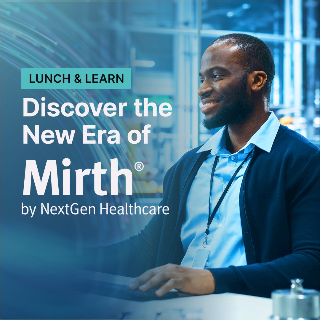 Take your interoperability to the next level!

Join an upcoming live demo to see how Mirth® Connect by NextGen Healthcare can help solve interoperability challenges: ow.ly/MIca50We7PA

And check out our recent feature in HealthLeaders Media: healthleadersmedia.com/technology/int…