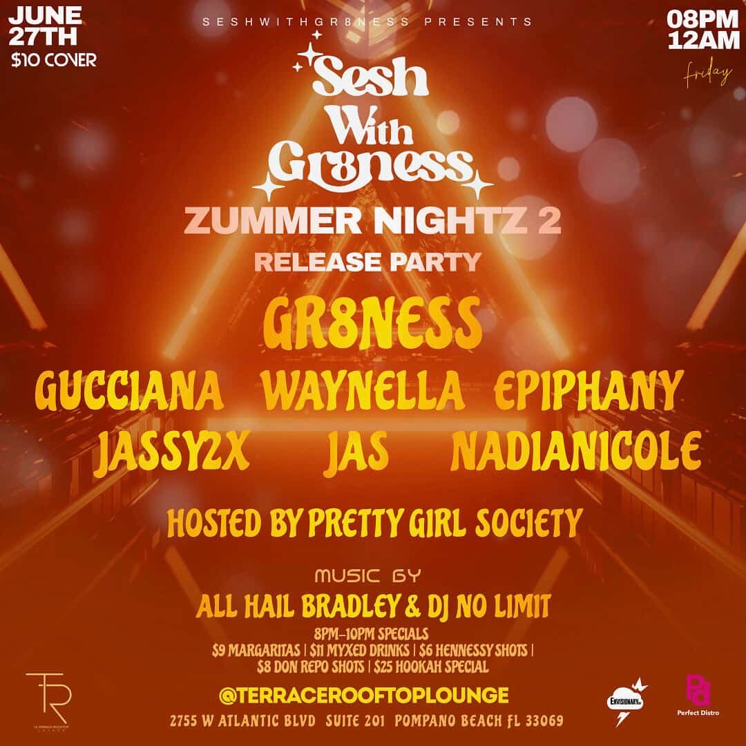 8GR8NESS8's tweet photo. Y’all pull up to SeshWithGr8ness Friday June 27th 🔥 https://t.co/jmKlsYuiD2