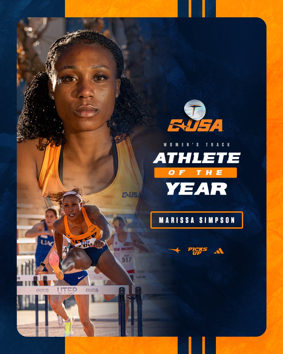 UTEPTrack's tweet image. .@ConferenceUSA
๐๐จ๐ฆ๐๐งโ๐ฌ ๐๐ซ๐๐๐ค ๐๐ญ๐ก๐ฅ๐๐ญ๐ ๐จ๐ ๐ญ๐ก๐ ๐๐๐๐ซ โจ
Congratulations, Marissa!
#PicksUp | #CUSATF