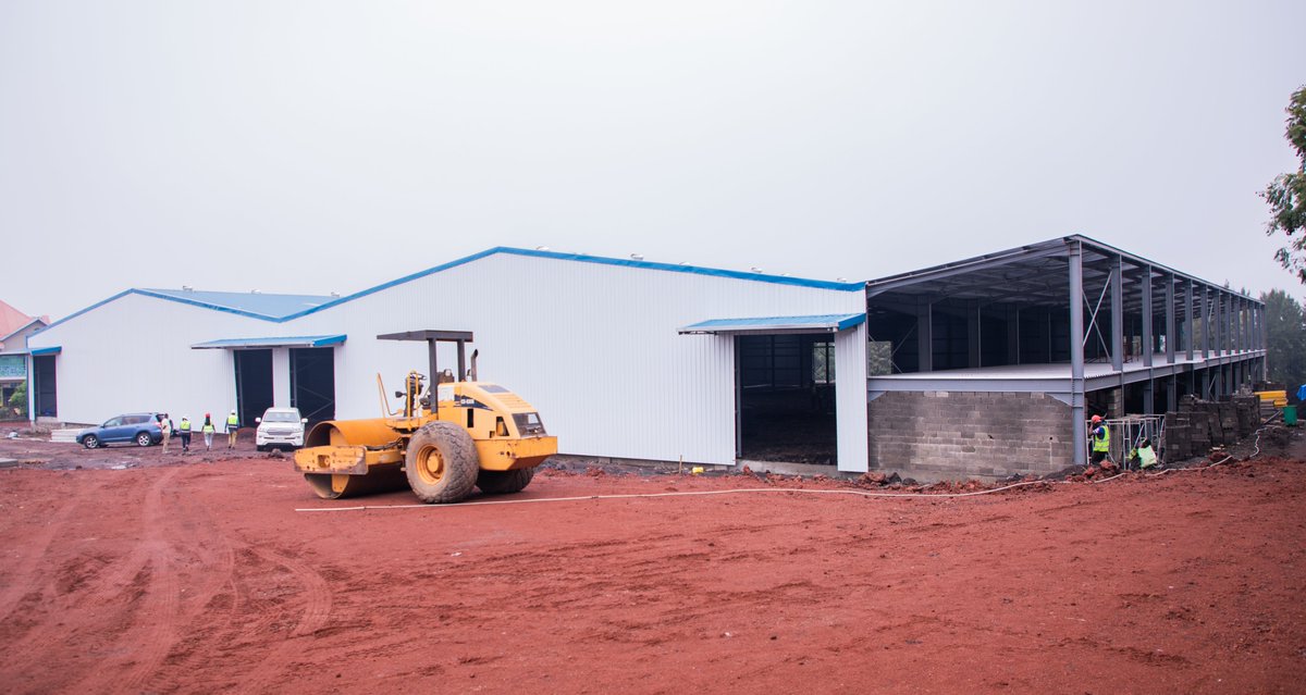 Today, Minister <a href="/P_Sebahizi/">Prudence Sebahizi</a> visited the Rubavu Bonded Warehouse, currently under construction by DP World, to assess its progress. The facility is expected to enhance customs efficiency and ensure the smooth movement of goods. The warehouse is set to open in early August 2025.