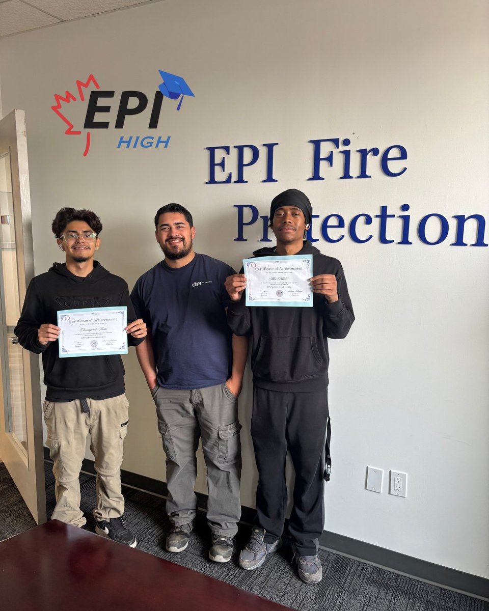 EPI_FPS's tweet photo. 🎉 Congratulations Alec and Christopher!
We’re proud to recognize Alec and Christopher for completing their spring co-op placements through the EPI High program in our warehouse. https://t.co/1Zyk0gDGG0