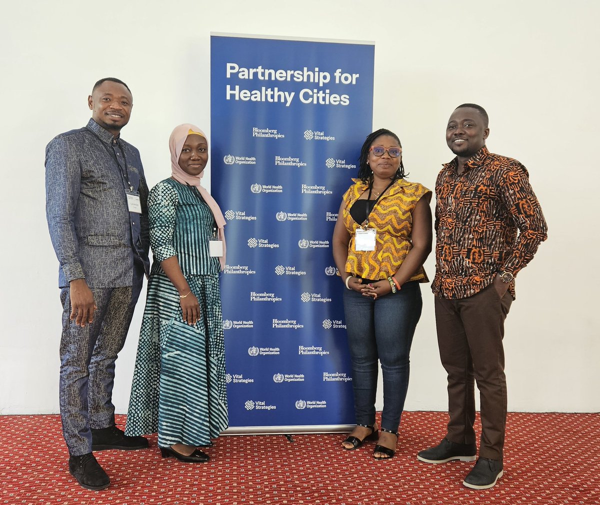 KumasiMetroCity's tweet photo. This week we joined urban health experts from around the West Africa region to share the work being done in the CITY OF KUMASI on SAFE FOOD ENVIRONMENT.
#Cities4Health
#ServeWithCare #LessSaltMoreHealth 
#WhereGhanaHappens https://t.co/7Q5H5tfMOX