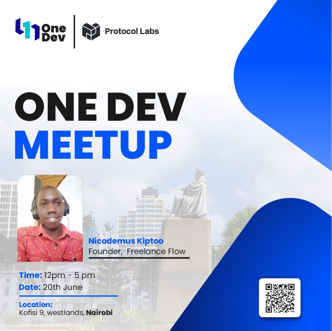 Nicodemus Kiptoo (@nicodemuskipto0) on Twitter photo What an inspiring <a href="/_one_dev/">One Dev #codeafricaconference</a> * <a href="/protocollabs/">Protocol Labs</a> meetup today in Nairobi! Loved connecting with everyone.
What's one big tech challenge you're currently tackling? Let's discuss! Also, check out freelanceflow.net for our solutions. #TechTalk #NairobiEvents <a href="/PL__Genesis/">PL_Genesis: Modular Worlds</a> What an inspiring <a href="/_one_dev/">One Dev #codeafricaconference</a> * <a href="/protocollabs/">Protocol Labs</a> meetup today in Nairobi! Loved connecting with everyone.
What's one big tech challenge you're currently tackling? Let's discuss! Also, check out freelanceflow.net for our solutions. #TechTalk #NairobiEvents <a href="/PL__Genesis/">PL_Genesis: Modular Worlds</a>