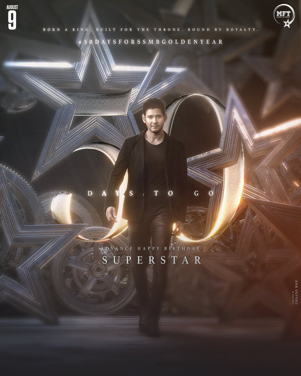 DelhiMBFC's tweet image. ★ 50 days to go !!
#50DaysForSSMBGoldenYear