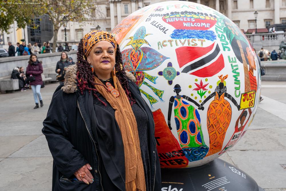 TUC_Library's tweet image. New interview with Zita Holbourne #BlackTradeUnionOralHistoryProject campaigner and activist, she focuses on her trade union work. Zita is National Vice President of the @pcs_union and chairs its national equality committee and women's committee bit.ly/3HIDVES