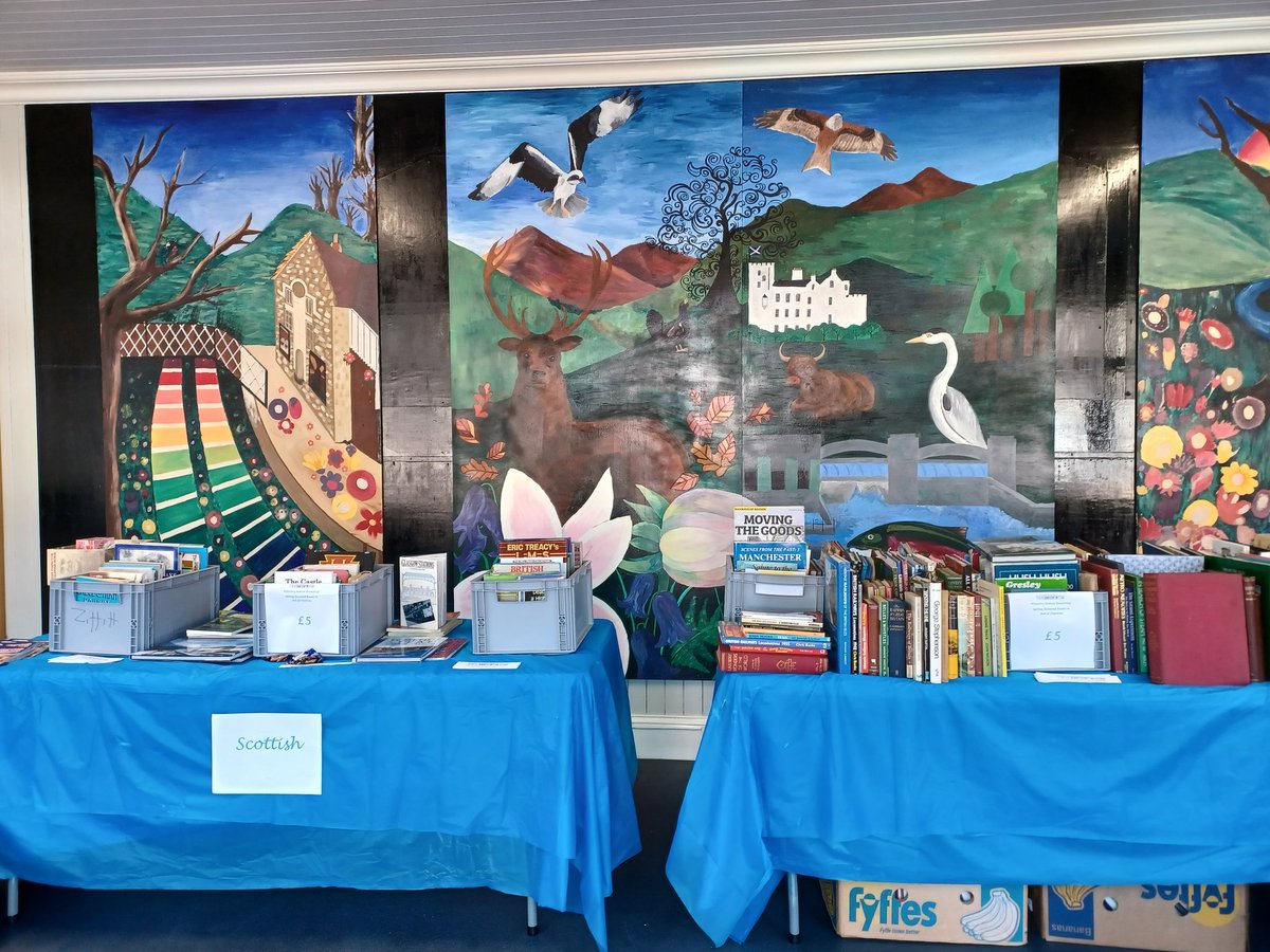 The Pitlochry Station Bookshop (@bookshopstation) on Twitter photo All set for specialist railway booksale tomorrow@ScotRail <a href="/hmlcrp/">HighlandMainLineCRP</a> <a href="/networkrail/">Network Rail</a> <a href="/LNER/">London North Eastern Railway</a> <a href="/RailwayHeritage/">RailwayHeritageTrust</a> Come and help us to raise money for charity and get a bargain! All set for specialist railway booksale tomorrow@ScotRail <a href="/hmlcrp/">HighlandMainLineCRP</a> <a href="/networkrail/">Network Rail</a> <a href="/LNER/">London North Eastern Railway</a> <a href="/RailwayHeritage/">RailwayHeritageTrust</a> Come and help us to raise money for charity and get a bargain!