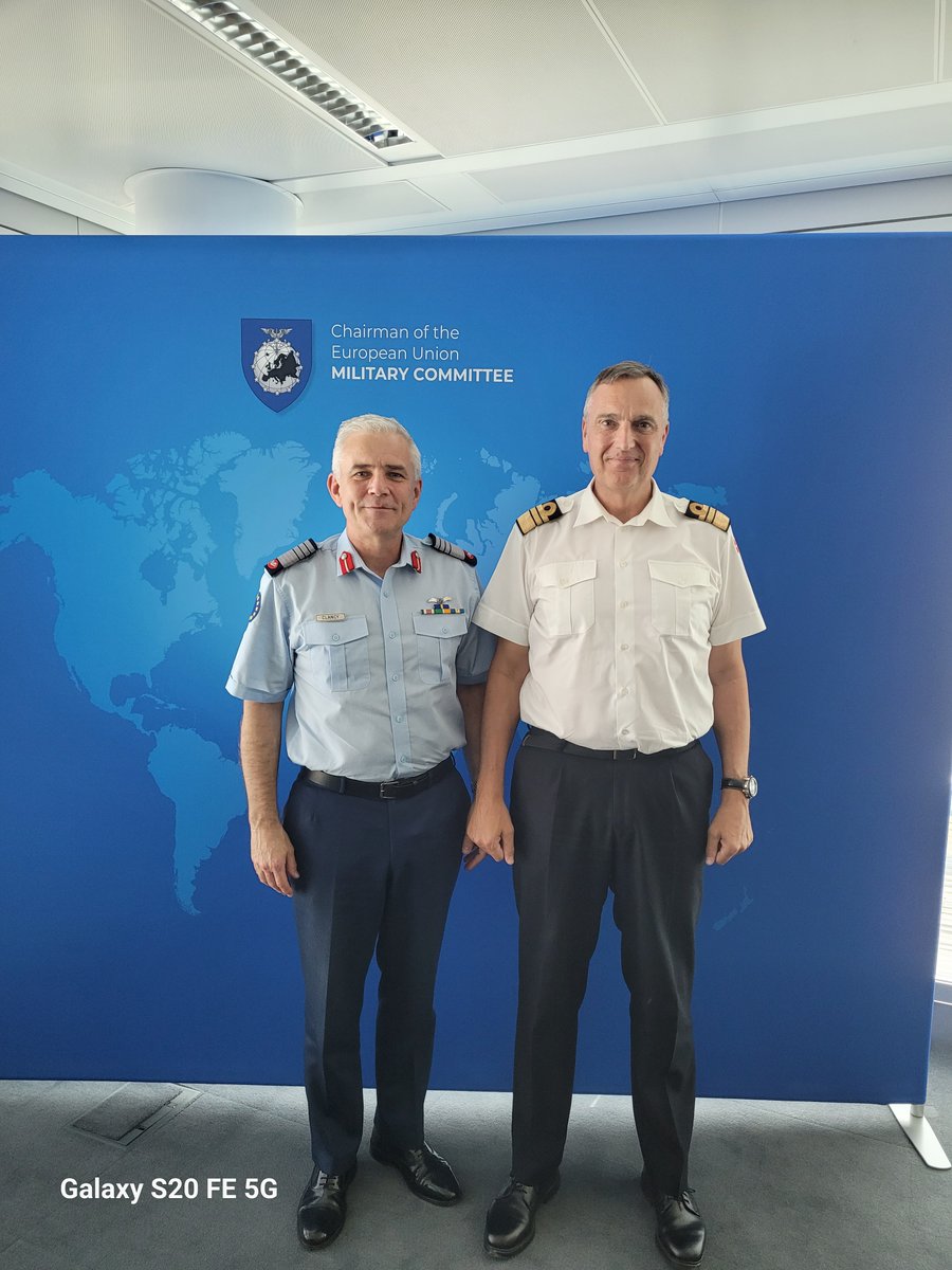 Chairman of the EU Military Committee (@chairmaneumc) on Twitter photo Today I met with the Danish Military Representative, Vice Admiral Frank Trojahn, to discuss EU defence priorities upstream of the Danish Presidency of the Council of the EU. Security through Unity and Credibility through Capability. <a href="/eu2025dk/">Danish Presidency of the Council of the EU 2025</a> Today I met with the Danish Military Representative, Vice Admiral Frank Trojahn, to discuss EU defence priorities upstream of the Danish Presidency of the Council of the EU. Security through Unity and Credibility through Capability. <a href="/eu2025dk/">Danish Presidency of the Council of the EU 2025</a>