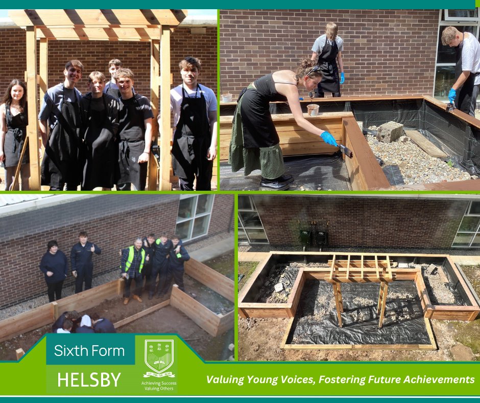 Mrs Cross had the pleasure of visiting our Memorial Garden enrichment group while hard at work this week and was amazed at the skill demonstrated by the students and the progress they have made towards making this a garden of remembrance and reflection. Well done all!