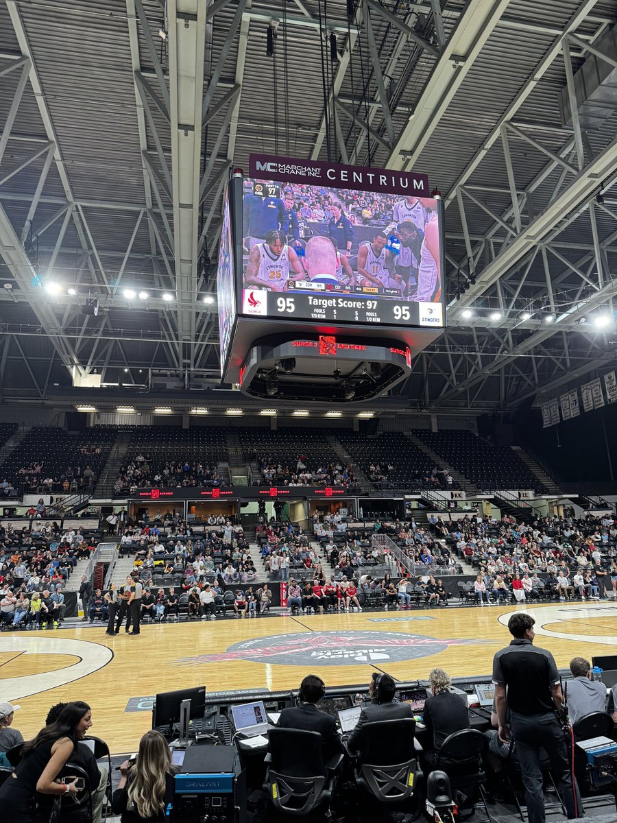 lonnykennett's tweet photo. Had a lot of fun last night at the Surge 2 basketball game at the #MarchantcraneCentrium
The format for the end of the game with #targettime is very exciting and innovative. Last nights target score was 97. Final score was 98 Stingers 95 Surge.
If you have the opportunity I would highly recommend going to a game or 3.
@CalgarySurge @ED_Stingers