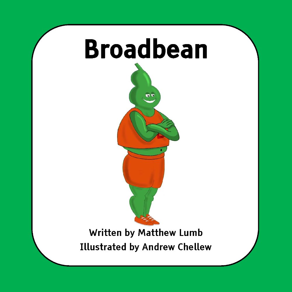 Broadbean is a large bean, and doesn't know what to do about it. Is there a way that he can deal with such a humongous issue?  #kidsbooks #childrensbooks  #childrensbook #firsttmaster greencatbooks.com/matthew-lumb