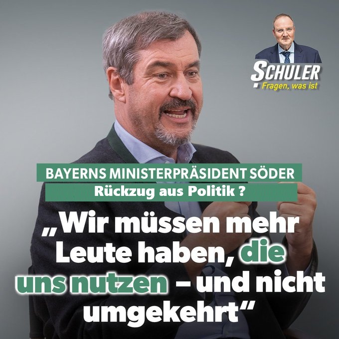 neither.true.nor.false 🇺🇦 (@norfalse) on Twitter photo Kündigt hier <a href="/Markus_Soeder/">Markus Söder</a> bei #NIUS im Interview mit <a href="/drumheadberlin/">Ralf Schuler</a> seinen Rückzug aus der Politik an? Kündigt hier <a href="/Markus_Soeder/">Markus Söder</a> bei #NIUS im Interview mit <a href="/drumheadberlin/">Ralf Schuler</a> seinen Rückzug aus der Politik an?