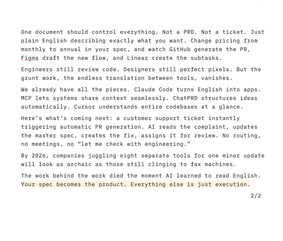 product development needs an AI native overhaul. a preview of what's to come..