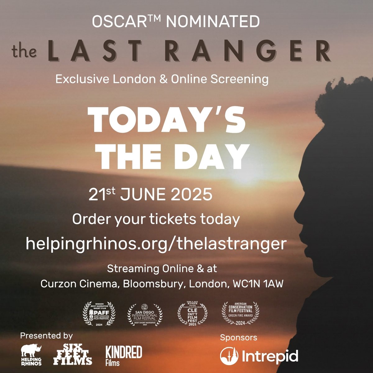 There's just a few hours to go until our exclusive screening of the OSCAR™ Nominated short-film The Last Ranger. 🎉
Will you be joining us for this incredible cinematic and conservation experience? 
astarauction.com/TheLastRanger/…
