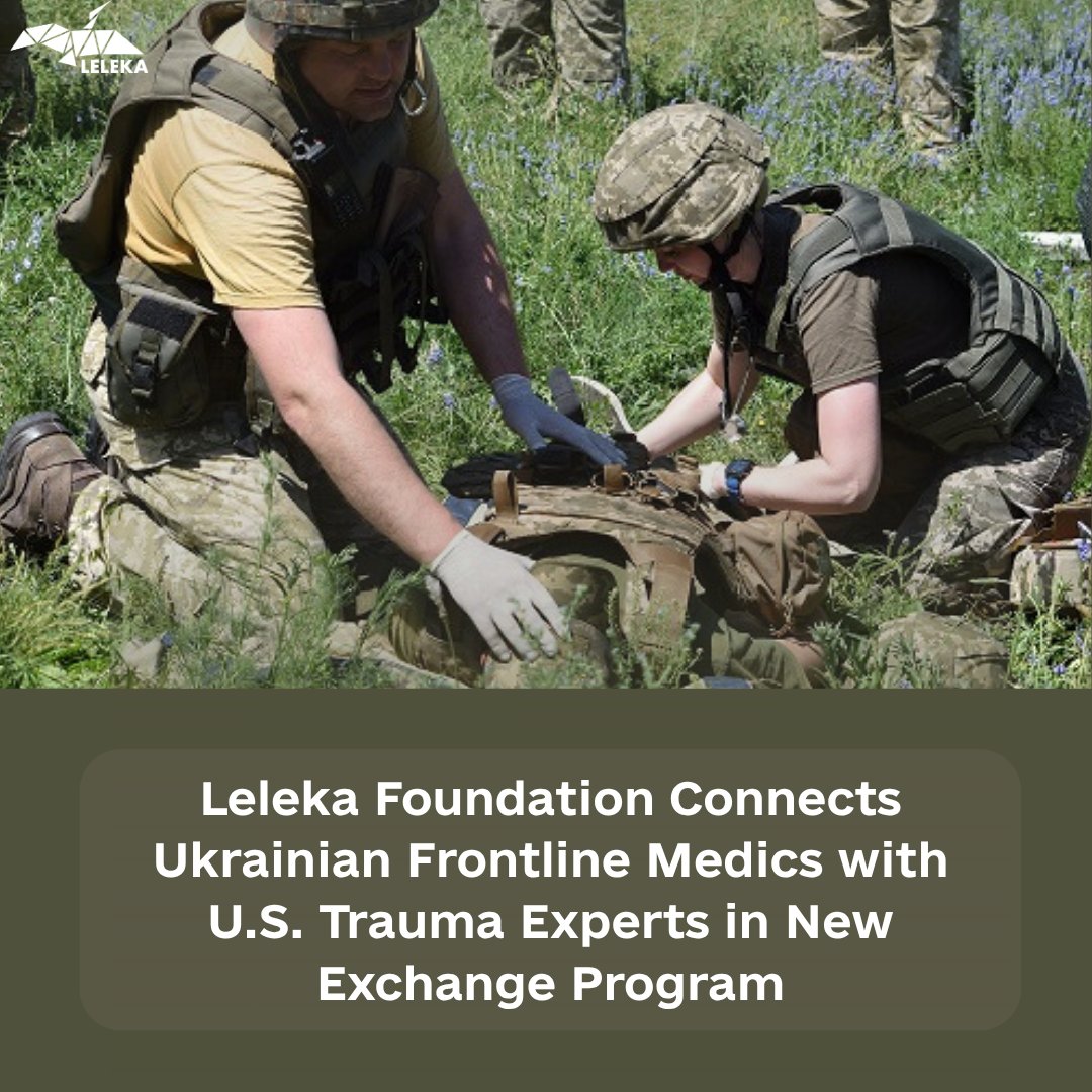 Leleka_FDN's tweet image. Ukrainian frontline medics are treating trauma under fire, with 30-hour evacuations and limited supplies.
Now they’re sharing their knowledge with U.S. medical professionals working in conflict areas.
Leleka’s new exchange program is turning war lessons into global readiness.