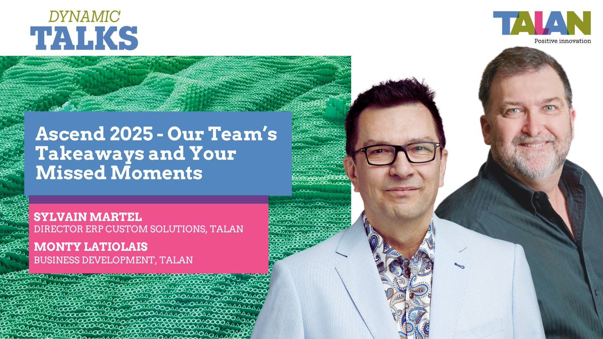 TalanOracleTech's tweet image. Back from #Ascend2025 and ready to share the scoop!
Join Sylvain & Monty for a fun recap of what stood out—from live APEX cooking to AI-powered EBS insights.
June 25 @ 12PM EDT
Save your spot: createch.zoom.us/webinar/regist…
#OracleEBS #orclapex