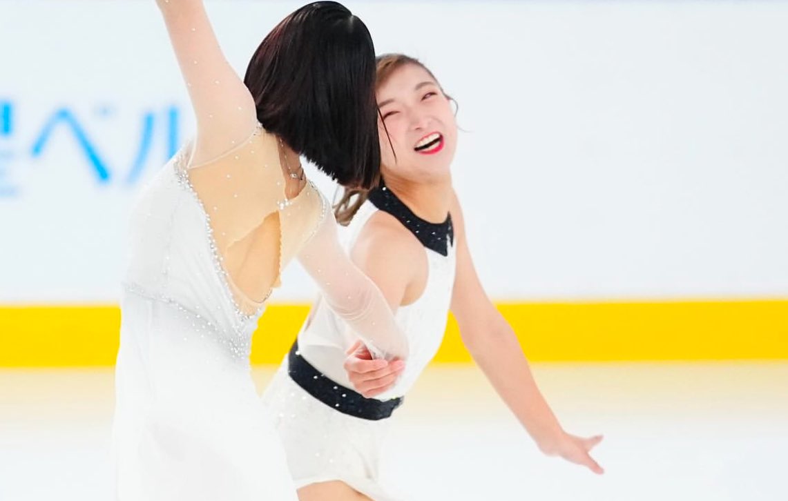 i hope one day i find the happiness that kaori and mai have while skating together