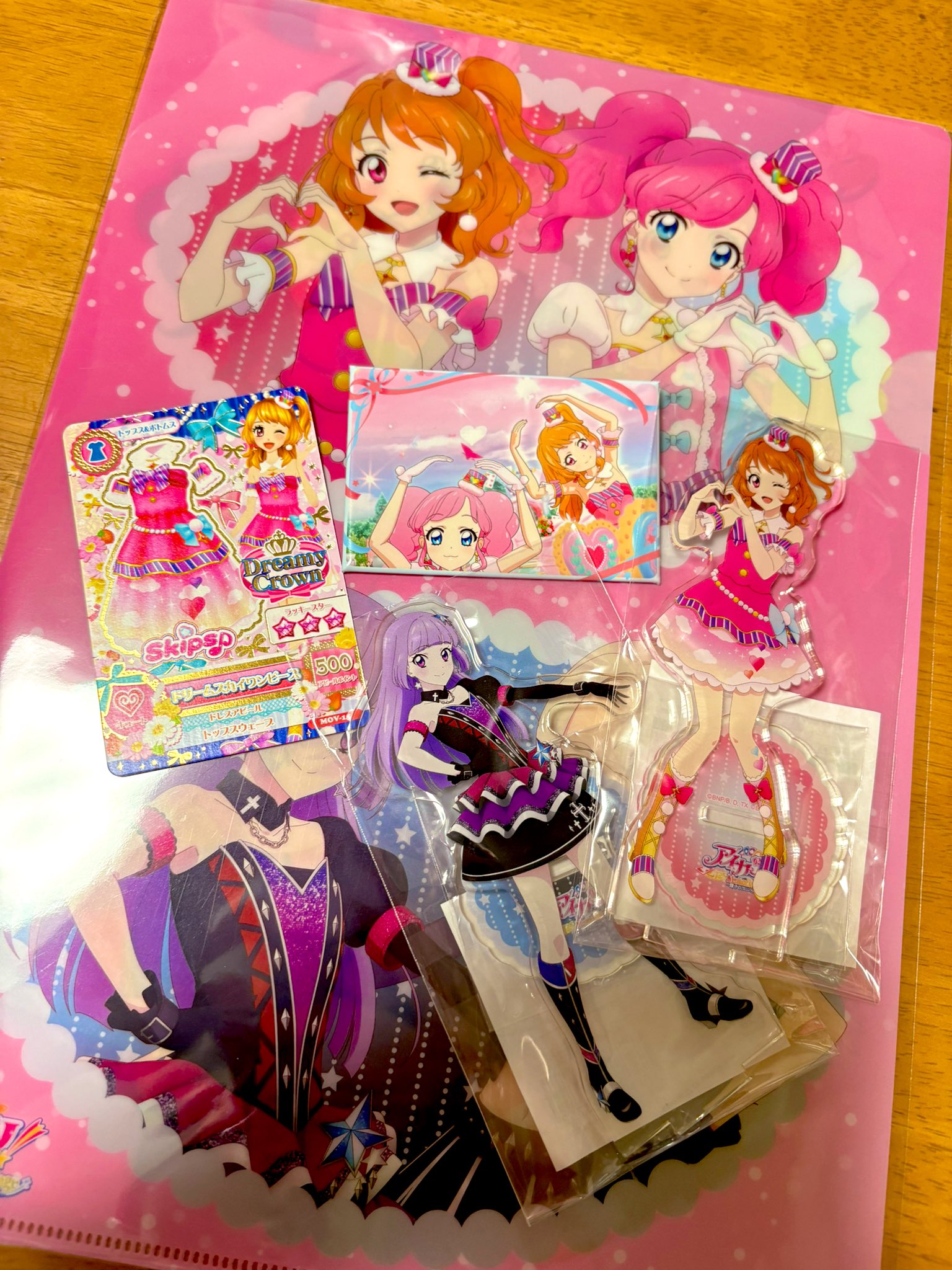 アイカツ 天羽まどか ハート 缶バッジ やっぱり！ハートだね アイカツ 天羽まどか ハート 缶バッジ やっぱり！ハートだね
