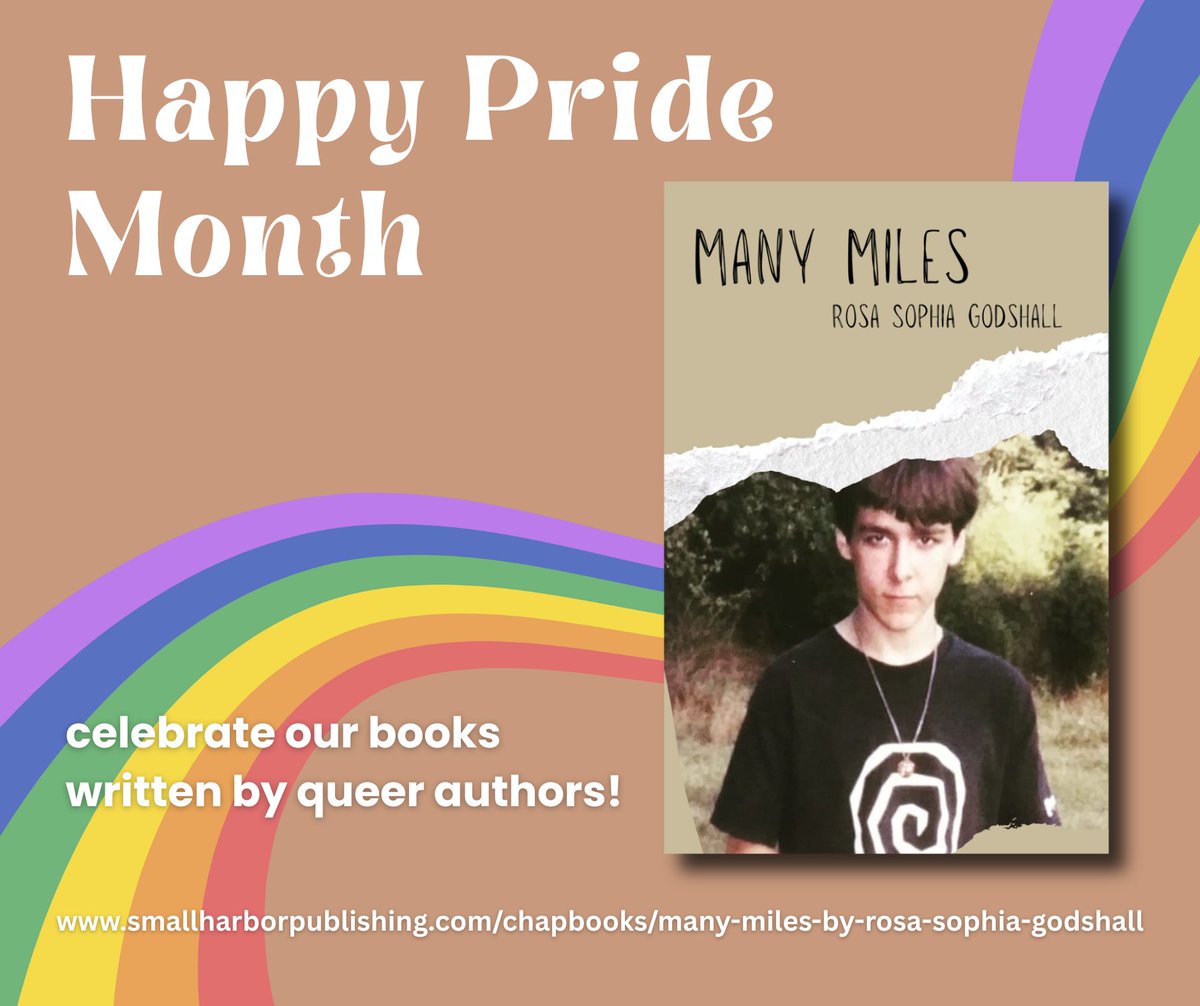 This month and every month we celebrate Pride! 🌈🏳️‍🌈

Celebrate with us and support our authors! 

🔗Get this chapbook: smallharborpublishing.com/chapbooks/many…

#pridemonth #indiepublishing #lgbtqbooks #poetry