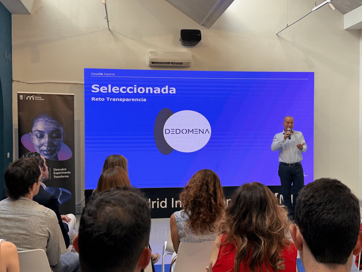 La Dirección General de Transparencia y Calidad del Ayuntamiento de @Madrid planteo el reto de asegurar que los datos abiertos que publican sean fiables, útiles y estén validados desde el origen.

¡Y Dedomena AI llegó con su solución a #DesafIAMadrid!
