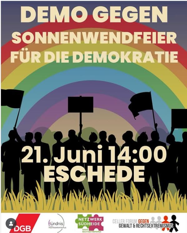 Eschede braucht euch Samstag!
#LautgegenRechts #AfDVerbotjetzt #wirsindmehr instagram.com/suedheide.info…