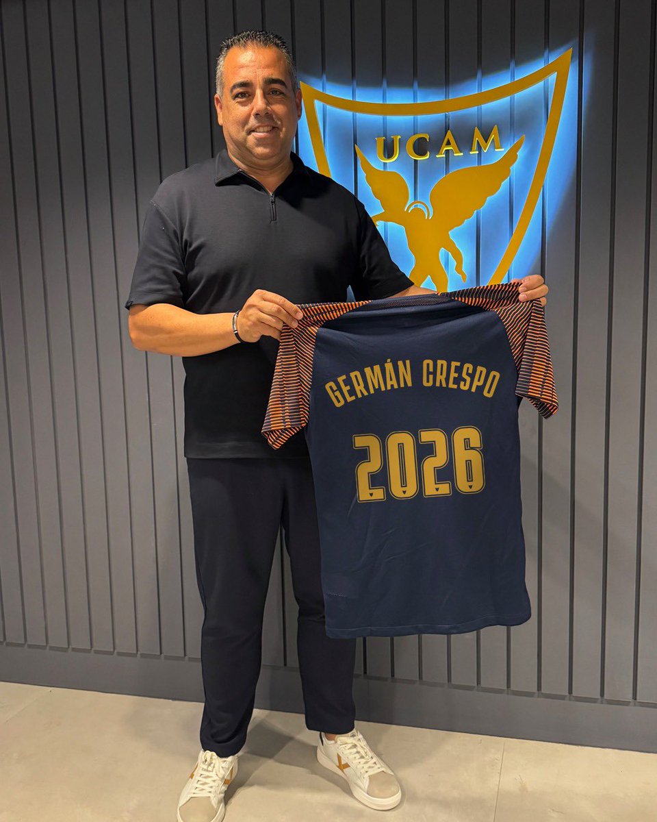 👕 #GermánCrespo2026 

⭐️ <a href="/Urdecon_/">CONSTRUCCIONES URDECON</a> 

📍 Estadio BeSoccer La Condomina