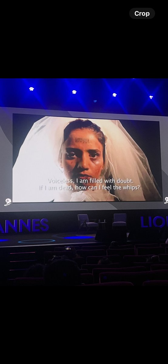 meerasc's tweet photo. The @Cannes_Lions LionHeart Seminar  @SonitaAlizadeh “Daughters for sale” - anger and truth freed to go viral; ask why the world abandons its girls and promises; help v pity; a story that needs to be told as a force for change; say the word “I” for identity #CannesLions2025 https://t.co/RRhRwNj5if